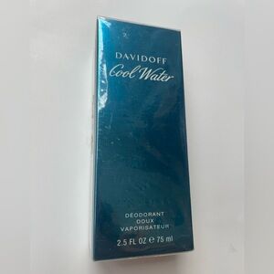 Davidoff Cool Water Deodorant Spray for Men, 2.5 oz Long Lasting Fragrance. NEW